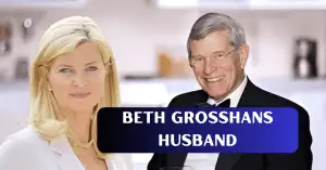 Beth Grosshans and her husband at a family event.