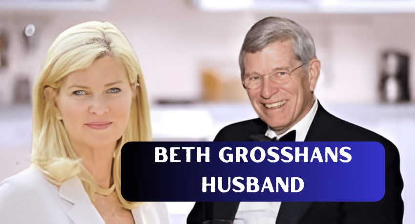 Beth Grosshans and her husband at a family event.